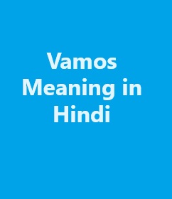 Vamos Meaning IN Hindi